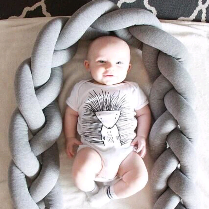 Buy 1.5M/2MBaby Newborn Bed Bumper For Stroller Crib