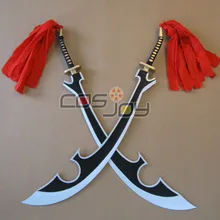 Cosjoy 4" Bleach Katenkyoukotsu двойные мечи реквизит косплея из ПВХ-0023