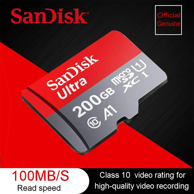 SanDisk Micro SD 200GB Memory Card in MicroSDXC high speed up to Max 90M/s  Uitra Class10 TF Flash Card|memory card|sandisk micro sdmicro sd -  AliExpress