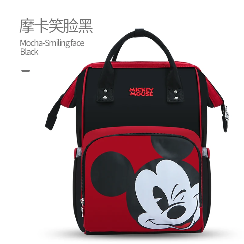 Disney мягкий подгузник сумки бутылка молока изоляции рюкзак коляска сумка для
