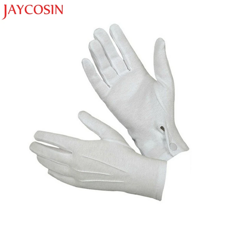 JAYCOSIN 1Pair White Formal Gloves Tuxedo Honor Guard Male Unisex