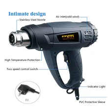 Тепловая пушка, воздуходувка горячего воздуха, планшет, тепловая пушка с ЖК-дисплеем, 2000 Вт, беспроводная Тепловая пушка, функция управления ветром, память, комплекты горячего воздуха