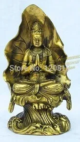 

Bronze statue copper lotus decoration feng shui crafts decoration