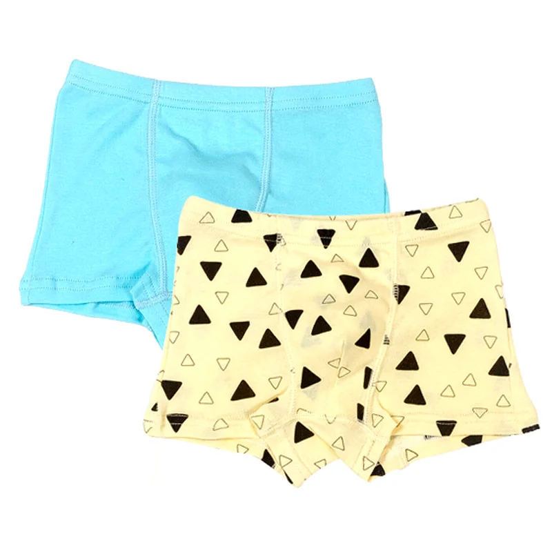 

2 PCS/Lot Boys Panties Boxer Underwear for 1-6 Years Children Kids Cotton Shorts Briefs Underpants