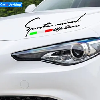 

2018 New Style Car Stickers Reflective Lamp Eyebrow For Alfa Romeo 147 156 166 159 ALFA GT Stelvio Giulietta Clover Car styling