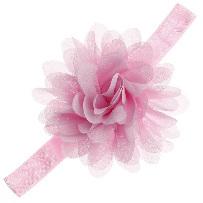 Lovely Newborn Baby Girls Chiffon Flower Headbands Toddler Headband Photography Props Infant Headband Hair Accessories crochet baby accessories Baby Accessories