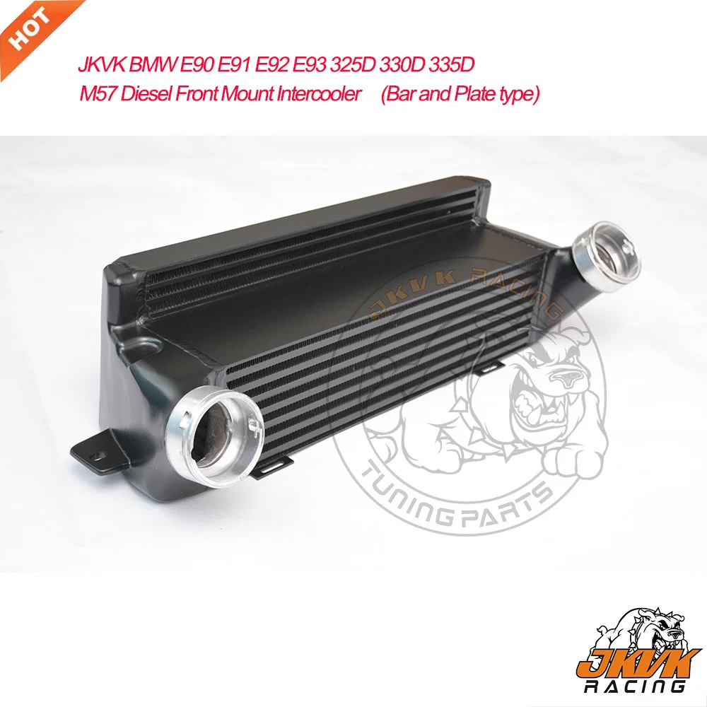 JKVK RACING Performance type B.M.W E90 E91 E92 E93 E9x 325d 330d 335d дизельный интеркулер с передним