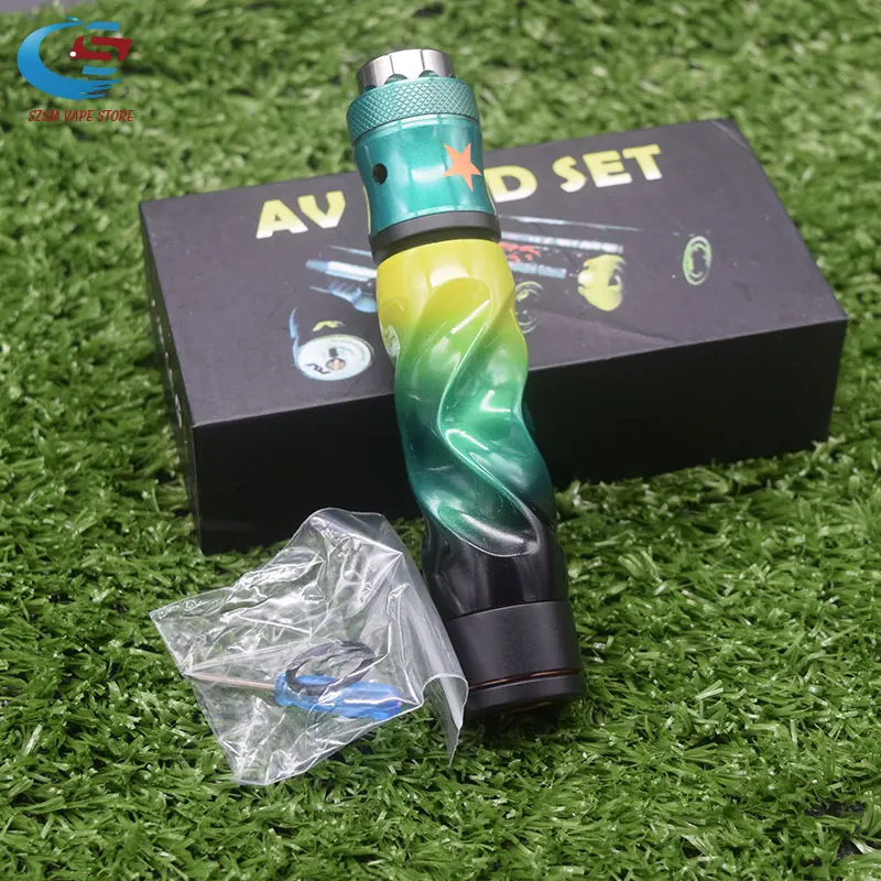 

AvidLyfe kit mechanical mod 18650 battery red copper material 24mm Magnet button Vaporizer vape vs Kennedy 25 Vindicator MOD