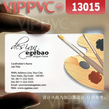 

13015 vellum business cards - matte faces transparent card thin 0.36mm