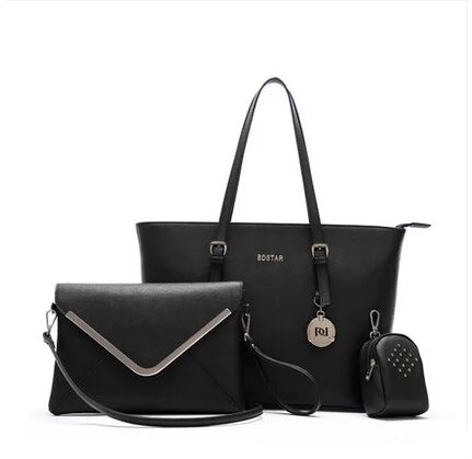 

Stylish composite bag 3 sets  tote bag small  evelop shoulder bag