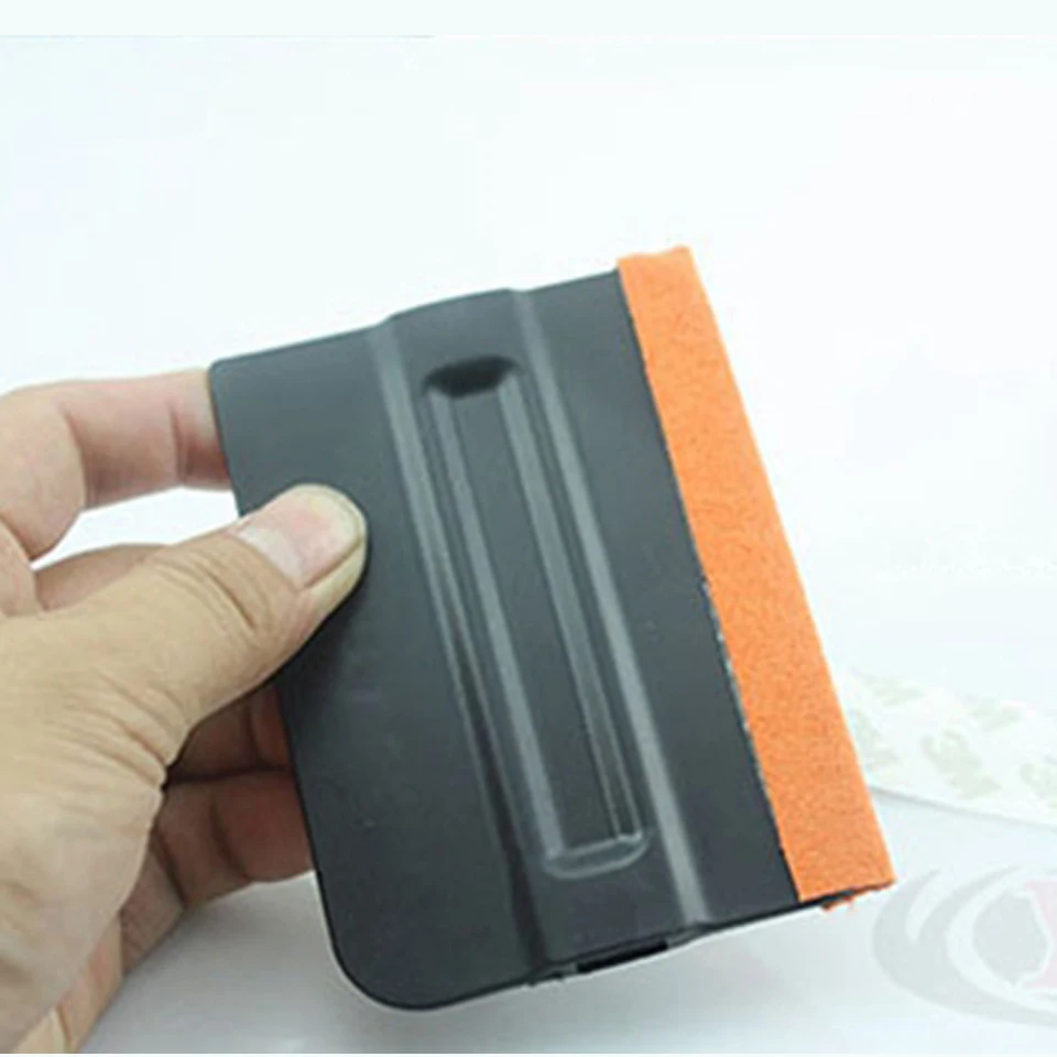 

7*10cm Abrasion resistant Vinyl Plastic Car Squeegee Decal Wrap Applicator Soft Felt Scraper MX-143P