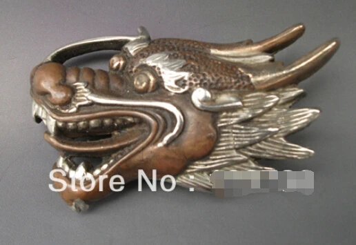 

0 Chinese Bronze Carved statue ' Dragon ' Belt buckle