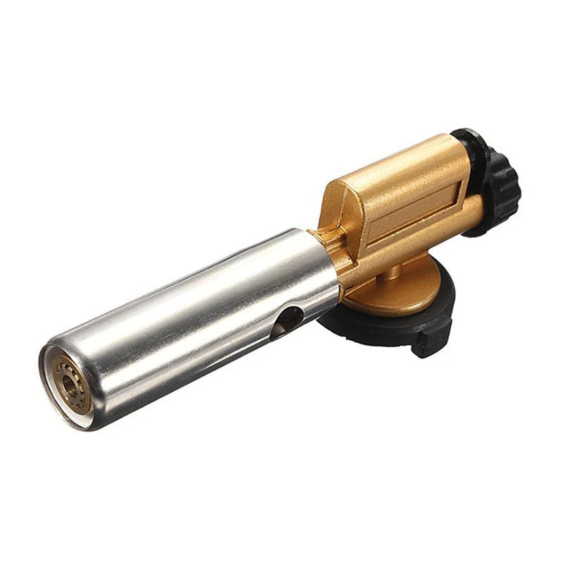 

Electronic Ignition Copper Flame Butan Gas Burners Gun Maker Torch Lighter For Outdoor Camping Picnic BBQ Welding Equipment