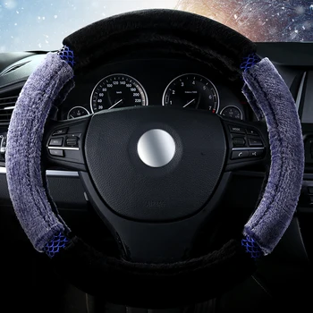 

Winter warm car steering wheel cover universal plush steering cover, auto parts car shape for all car SUV series