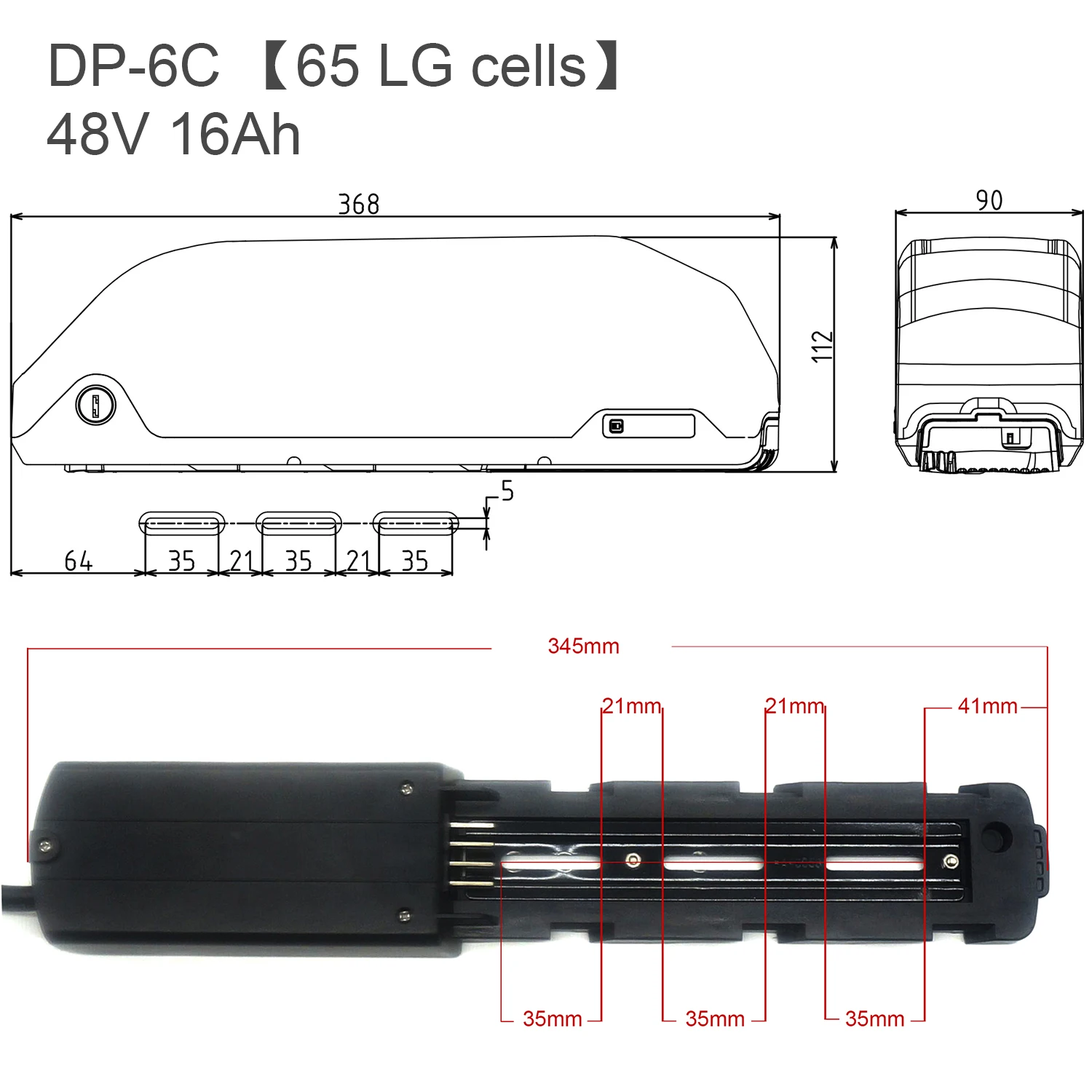 8fun Bafang 48V 500W BBS02B M315 Средний привод центрального двигателя DP 5C электрический велосипед мотор Наборы с Батарея