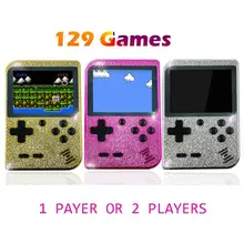 Портативная игровая консоль 8 бит портативная игровая консоль Встроенная 129 игр мини ретро-консоль игра Retromax электропластина золото серебро