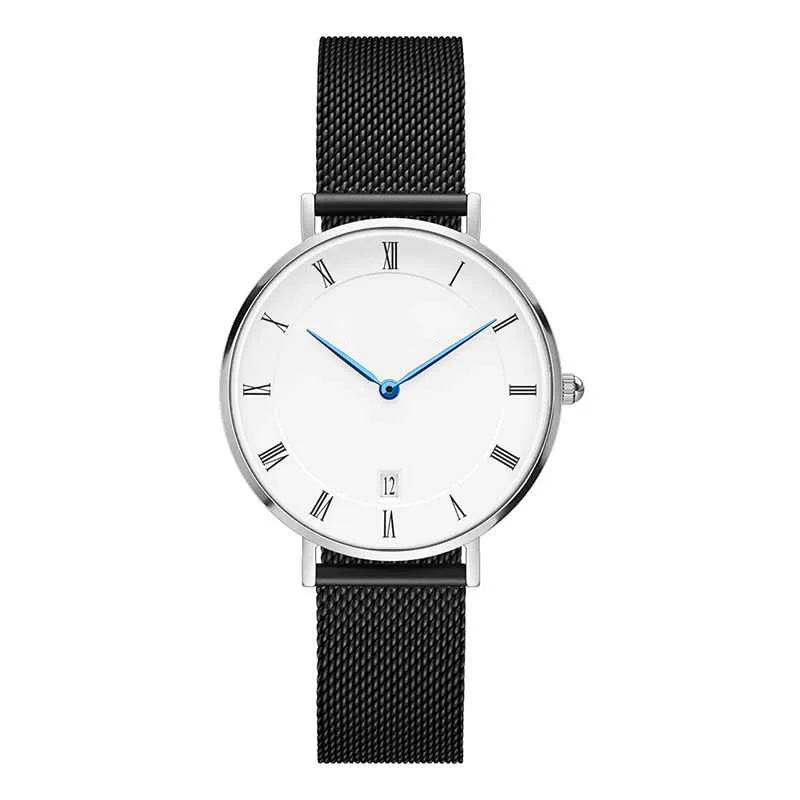 

OLEVS 2018 New Fashion Simple Men Watch Waterproof Blue Point Casual Quartz Watches Men with Date Week Wristwatch
