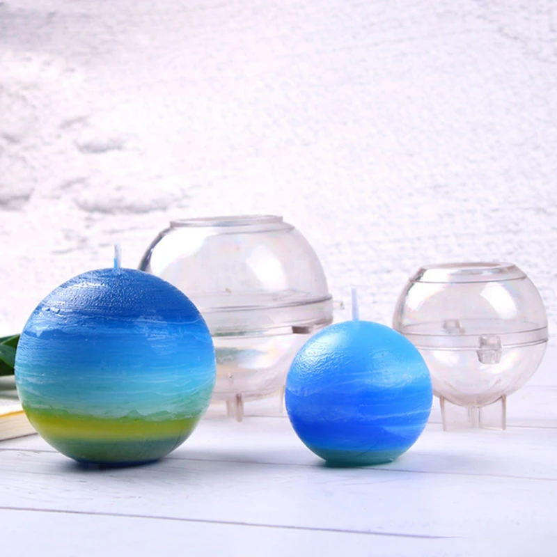 

Clay Clear Plastic Moulds Making Candle Soap Transparent Mold DIY Candle Mold Popular Accessories High Quality