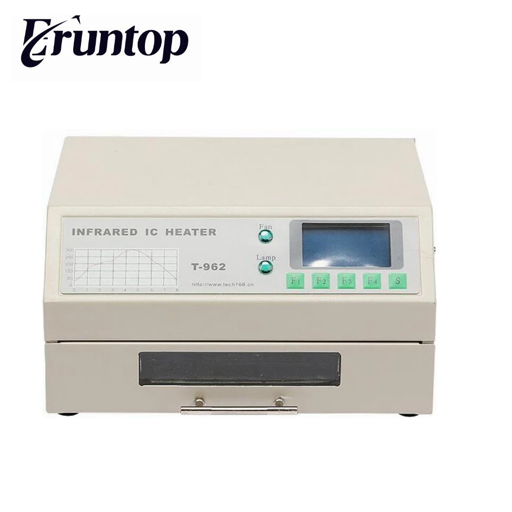 

PUHUI T-962 Infrared IC Heater T962 Desktop Reflow Solder Oven BGA SMD SMT Rework Station T 962 Reflow Wave Oven