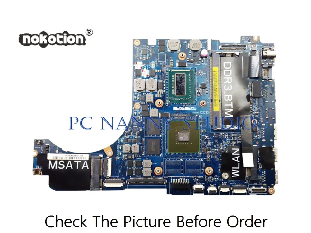 New  PCNANNY QBL00 LA-7851P 0K7TWH K7TWH for DELL XPS 15 L521X laptop motherboard i7-3612QM DDR3 tested