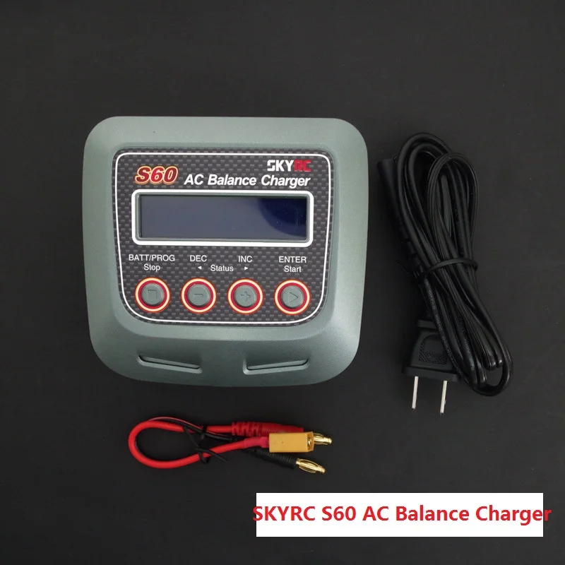 

SKYRC S60 Intelligent AC Balance Charger/Discharger with Multi Charging Modes for LiPo LiHV LiFe Lilon NiCd NiMh PB Battery