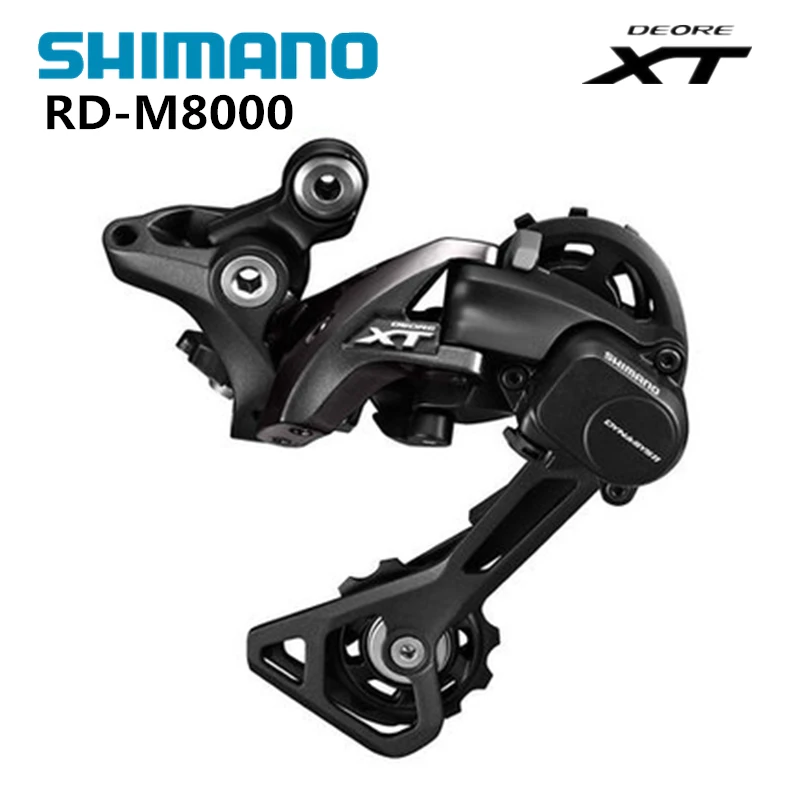 

Shimano DEORE XT RD M8000 Rear Derailleurs Mountain Bike M8000 GS SGS MTB / Long & Middle Cage 11S Speed Shadow+ Locking Button