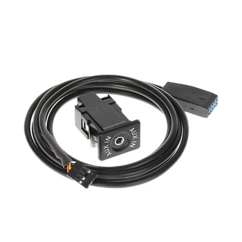 

AUX In USB Socket Car CD Changer Replacement Cable Harness Adapter For BMW E46