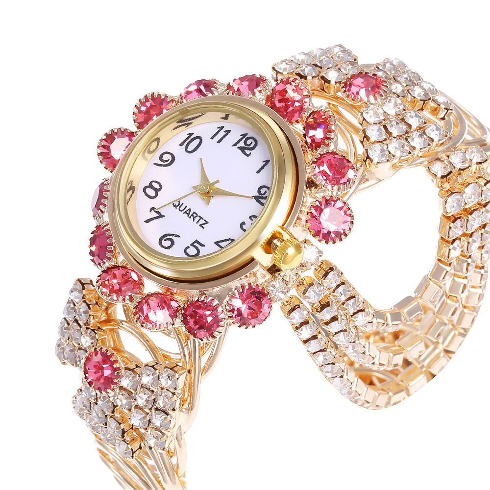 Женские часы, модные часы из сплава металлов, креативные кварцевые часы с бахромой и браслетом, модель Kh080, высокое качество, Reloj Mujer, новинка