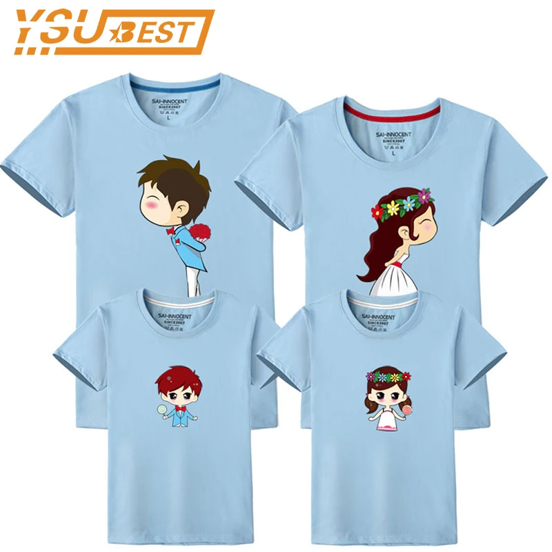 

2019 Summer T-Shirt Family Clothing Mother/Father/Kid T Shirt Family Look Set Father Mother Daughter Matching Outfits Clothes