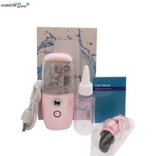 Портативный Миниатюрный опрыскиватель для лица Пароварка пышные накладные ресницы нано спрей USB красота машина увлажнитель автомобиля