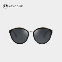 AEVOGUE, поляризационные солнцезащитные очки, женские, кошачий глаз, Роскошные, негабаритных, прозрачная оправа, градиентные линзы, солнцезащитные очки, женские, UV400, AE0634