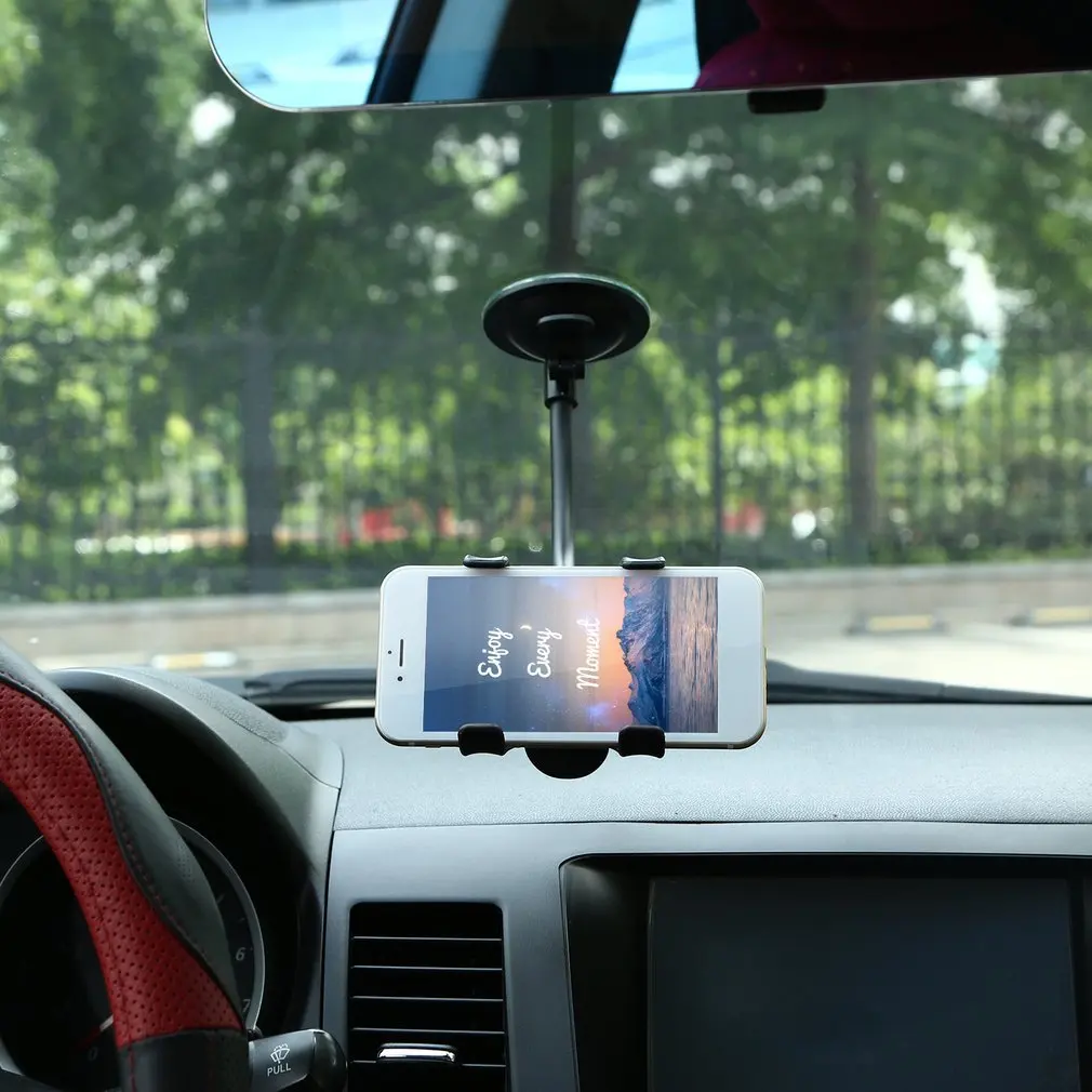 

newUniversal Non-slip Bracket Stand Soft Tube Mobile Phone Holder Windshield Car Mount Holder for Smart Phone Navigation