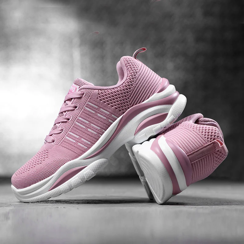 FANPAO/Лидер продаж Уличная обувь для бега женщин и девочек дышащая прогулочная