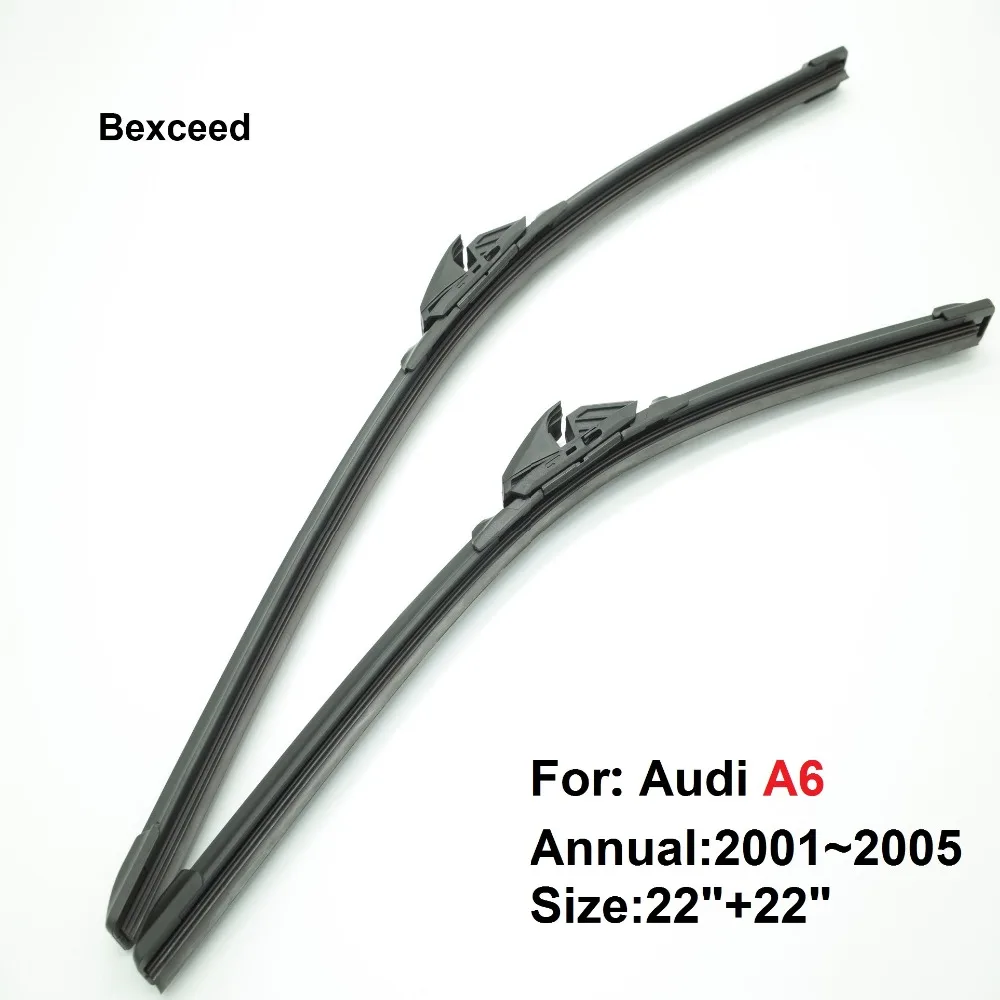 

22"+22" High Quality Bexceed of Car Windshield rubber wiper Blade For Audi A6 C5 2002~2005
