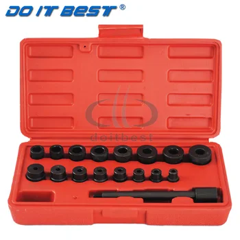 

VEHTRKACNTOL 17pcs/set Car Manual Transmission Gearbox Clutch Plate Install Wrench Socket Clutch Plate Correction tool