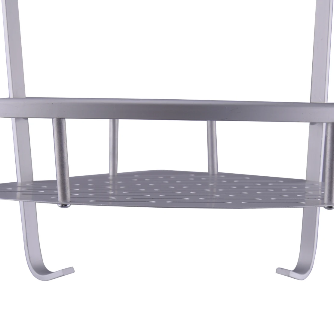 شنقا الثلاثي دش العلبة الألومنيوم الرف جدار الحمام رف الزاوية تخزين حامل مُنظِم الرف رف