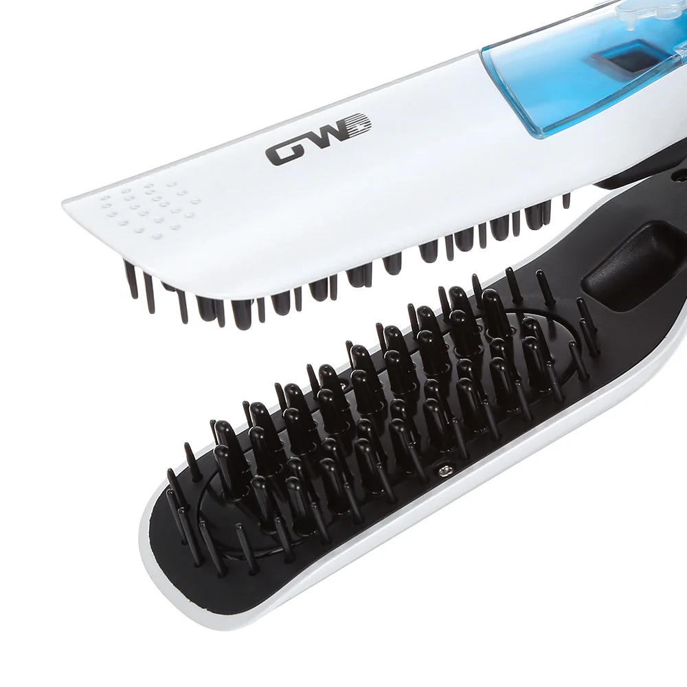 Guowei GW - 7613 Electric Steam Spray Infrared Ionic Hair Straightener Curler Hot Brush Guowei GW - 7613 Electric Steam Spray Infrared Ionic Hair Straightener Curler Hot Brush