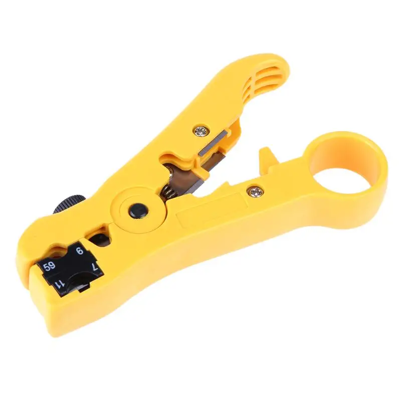 Multifunction Coaxial Cable Stripper Clamp Crimping Plier Wire Stripper for RG69/6/11/7 Telephone Flat wire Network twisted pair Multifunction Coaxial Cable Stripper Clamp Crimping Plier Wire Stripper for RG69/6/11/7 Telephone Flat wire Network twisted pair