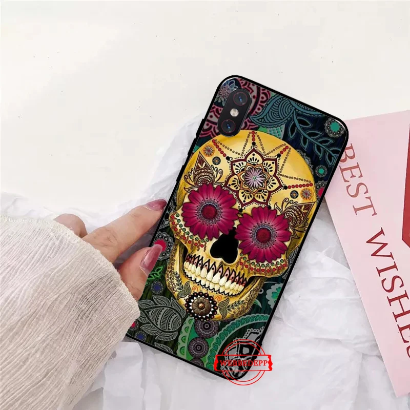 Силиконовый чехол для Xiaomi MI 5X 6 6X 8 9 Pro SE F1 A1 A2 A3 Lite Mix 2S Max 3 с татуированной