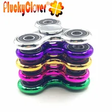 10 шт./лот, красочный ABS Спиннер, Спиннер с гальваническим покрытием, Спиннер для пальцев, детский топ, Спиннер, игрушки для взрослых, Спиннер для пальцев, игрушки для рук, гироскоп, подарки
