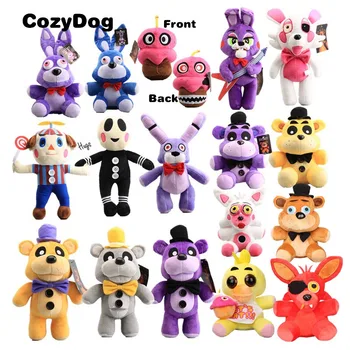 

17 Style 13" Hot Horror Game FNAF Five Nights at Freddy's Plush Dolls Clown Freddy Foxy Bonnie Stuffed Toys Kids Gift NWT