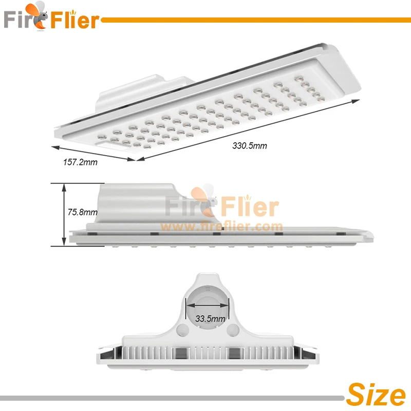photocell sensor led street light size