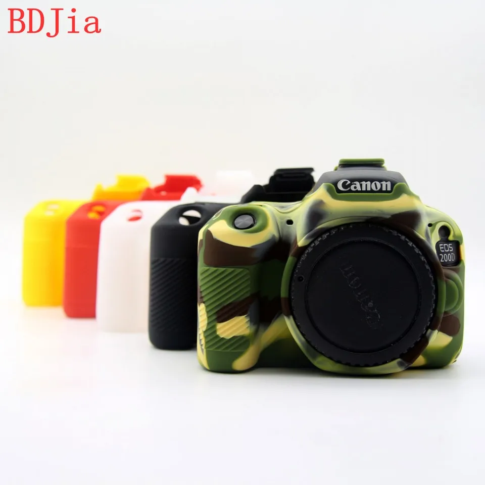 Силиконовый чехол для камеры Canon 250D 200DII 200D Dsrl в 5 цветах бесплатная доставка|Сумки