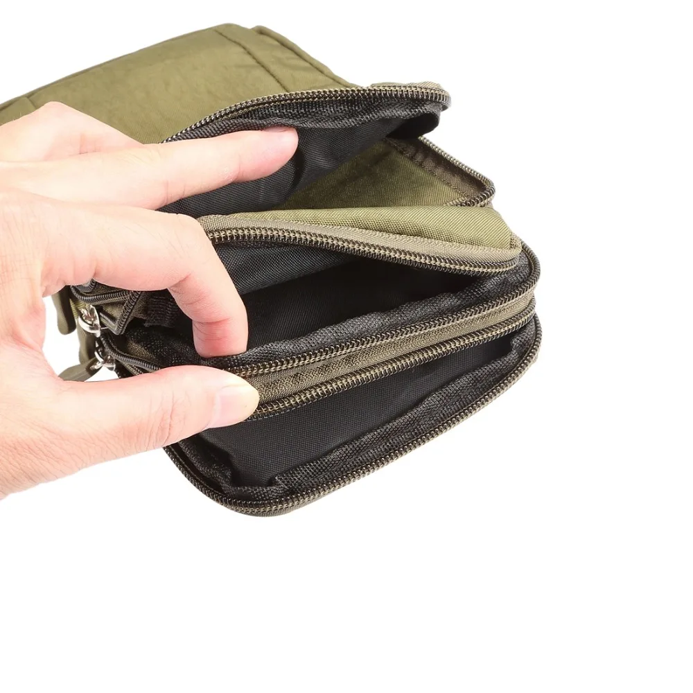 Universal 7 inch Smartphone Carrying Case Pouch Crossbody Shoulder Waist Belt Wallet Bag for Xiaomi 8/iPhone Xs Max/XR/Nubia X