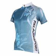 Паладин "голубая Лилия" женская с коротким рукавом Велоспорт Джерси велосипед рубашка