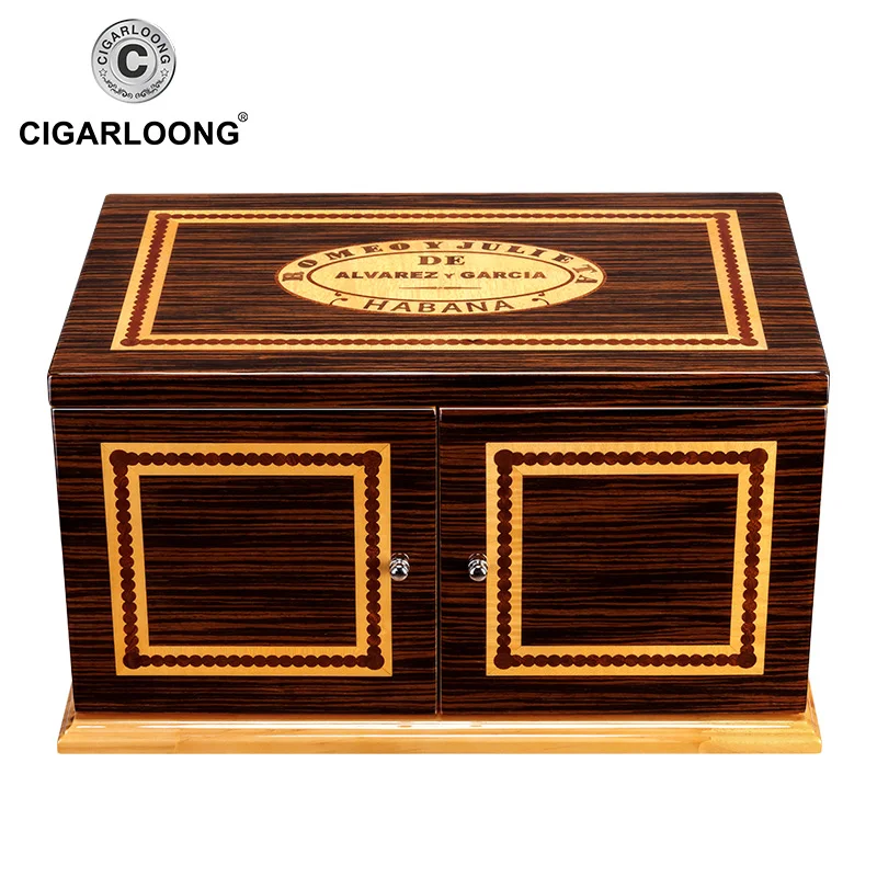 Сигара humidor три пола большой емкости сигара увлажняющая коробка CA-1028