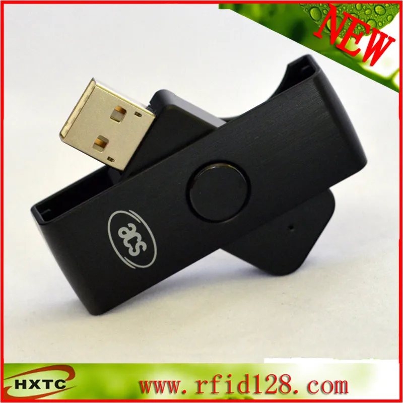 PC/SC Smart Card Reader /Writer ISO7816 ACR38U N1 For Banking & Payment ...