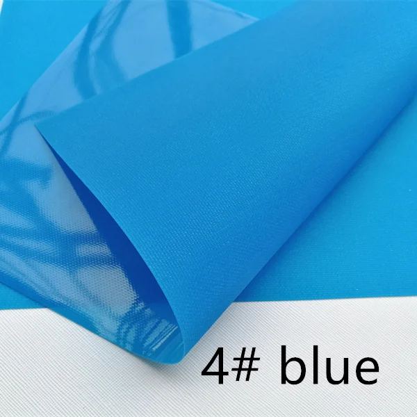 1 шт/7,6*12 дюймов синтетическая голограмма прозрачный ПВХ-винил ткань - Цвет: 4 blue