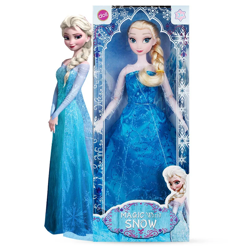 Disney Frozen Cartoon Dolls Snow Queen Anna Elsa Princess Character Action Model Toys Children Girls Birthday Gift Toys Disney Frozen Cartoon Dolls Snow Queen Anna Elsa Princess Character Action Model Toys Children Girls Birthday Gift Toys