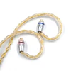 Auriculares oficiales KZ oro plata cable Chapado en actualización mixto cable para KZ Original zgn ZS10 Pro AS10 AS16 ZST ES4 zgn ► Foto 2/6